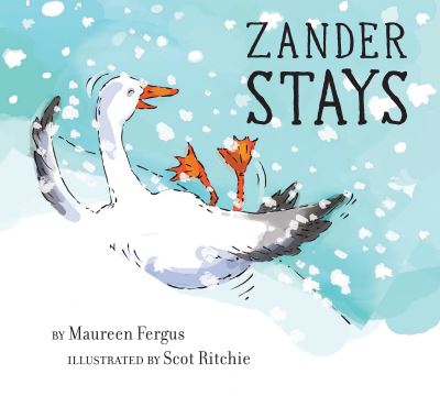 Cover for Maureen Fergus · Zander Stays (Board book) (2024)