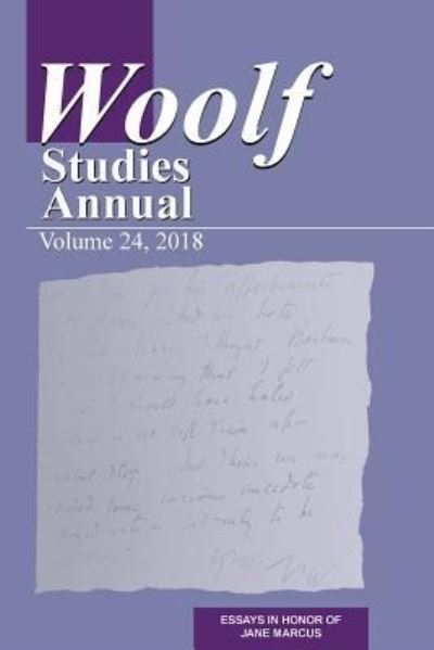 Cover for Mark Hussey · Woolf Studies Annual Vol 24 (Paperback Book) (2018)