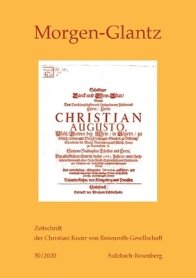 Cover for Morgen-Glantz 30 (2020) - Morgen-Glantz (Paperback Book) (2020)
