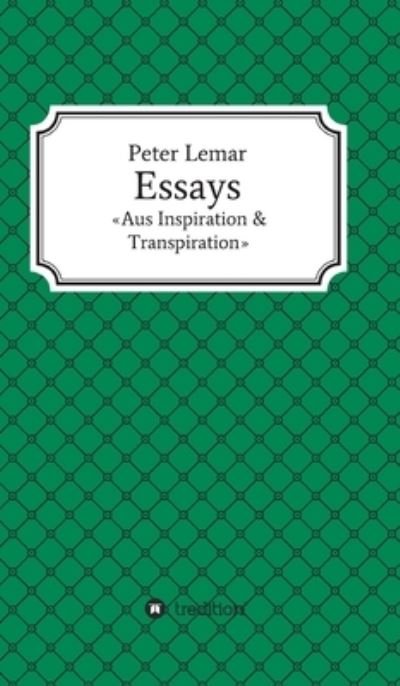 Cover for Lemar · Essays - Aus Inspiration &amp; Transp (N/A) (2021)