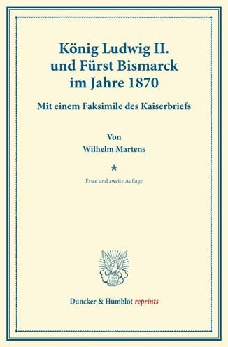 Cover for Kobell · König Ludwig II. und Fürst Bisma (Bok) (2013)