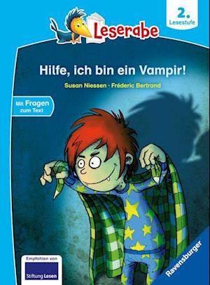 Cover for Susan Niessen · Hilfe, ich bin ein Vampir! - Leserabe 2. Klasse - Erstlesebuch für Kinder ab 7 Jahren (Buch) (2022)