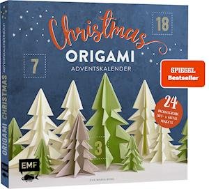 Cover for Eva Maria Berg · Mein Adventskalender-Buch : Origami Christmas (Hardcover Book) (2021)