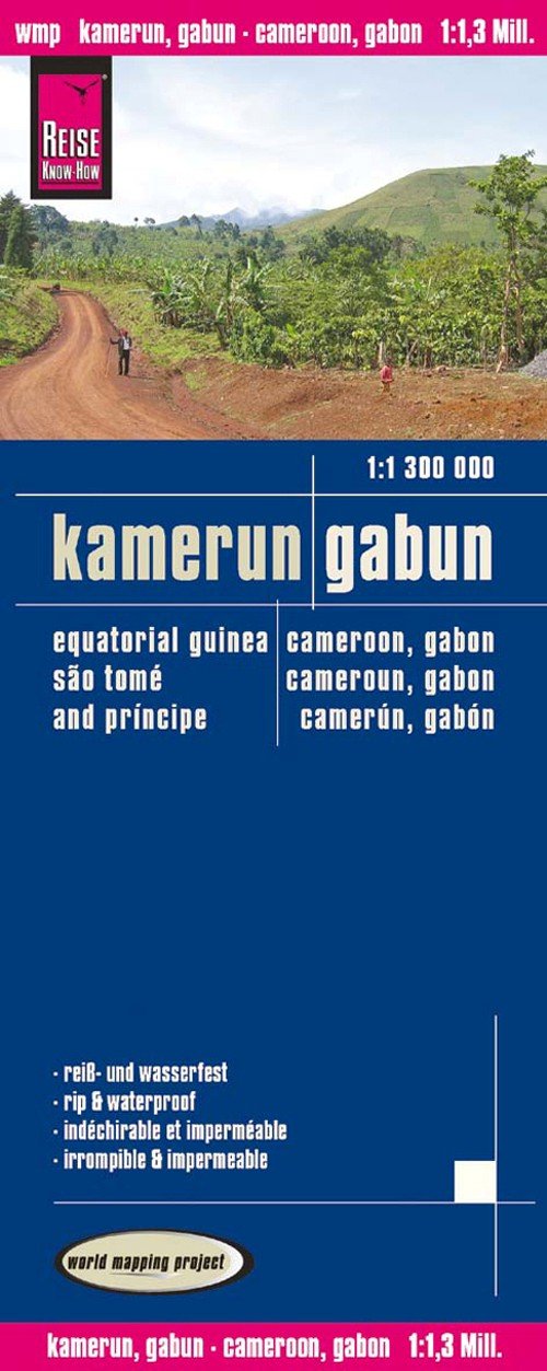 Cover for Reise Know-How · Cameroon, Gabon, Equatorial Guinea, Sao Tome, Principe, World Mapping Project (Trykksaker) [2. utgave] (2013)