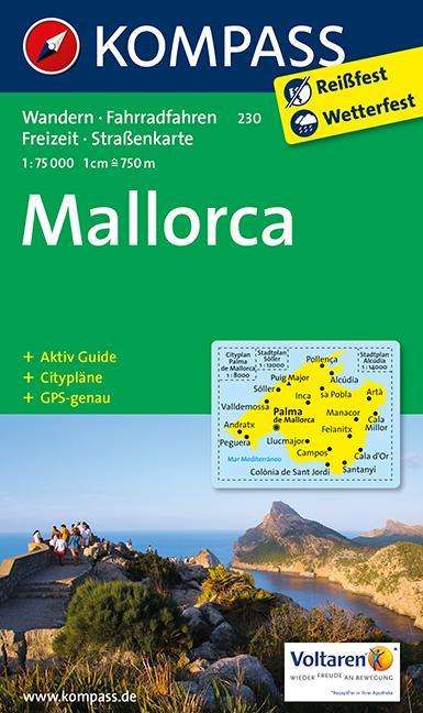 Mallorca 230 Gps Wp Kompass - Mair-Dumont / Kompass - Böcker - CRAENEN BVBA - 9783990440254 - 