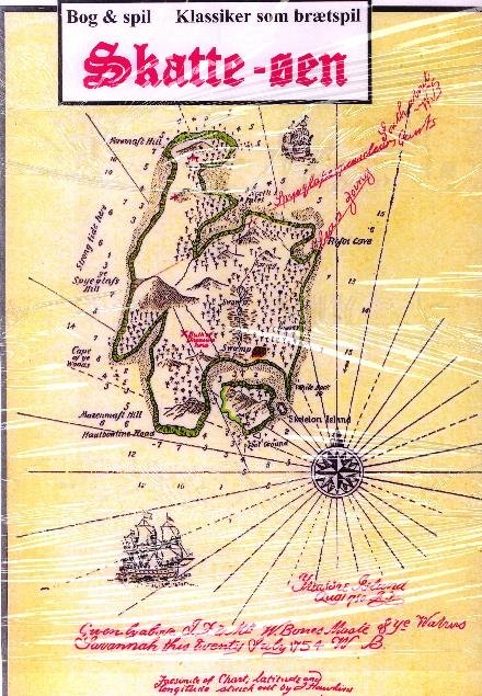 Cover for Robert Louis Stevenson · Klassiker som brætspil: TREASURE ISLAND (spil + bog) (ACCESSORY) [1st edition] (2017)
