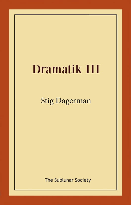 Cover for Stig Dagerman · Dramatik III (Paperback Book) (2025)