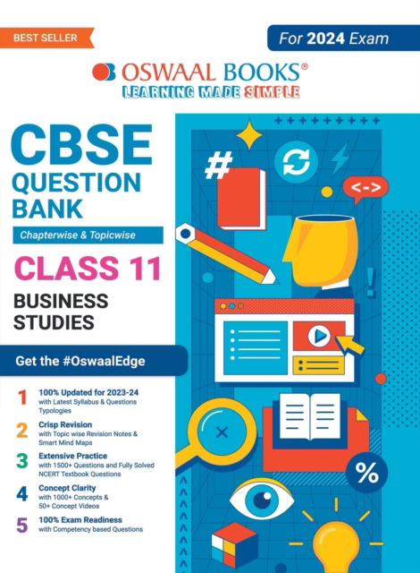 Cover for Oswaal Editorial Board · Oswaal CBSE Chapterwise &amp; Topicwise Question Bank Class 11 Business Studies Book (For 2023-24 Exam) (Paperback Book) (2023)