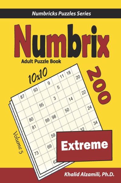 Cover for Khalid Alzamili · Numbrix Adult Puzzle Book (Paperback Book) (2021)