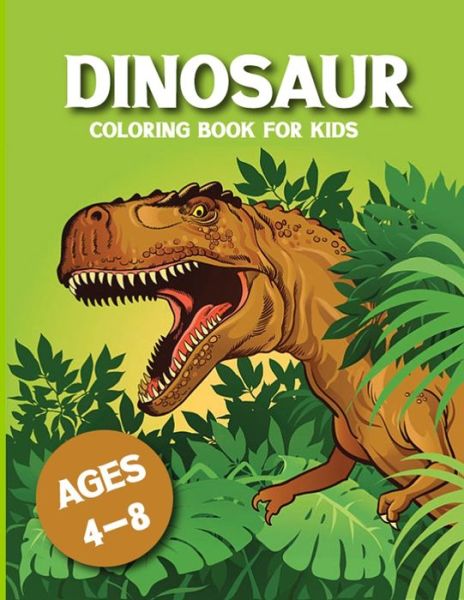 Cover for Slim Cousins · Dinosaur Coloring Book for Kids (Paperback Book) (2020)