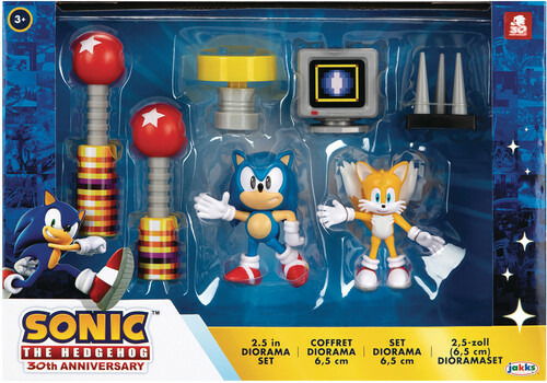 Sonic · Sonic - The Hedgehog Diorama Spielset 30th Anniver (Spielzeug) (2024)