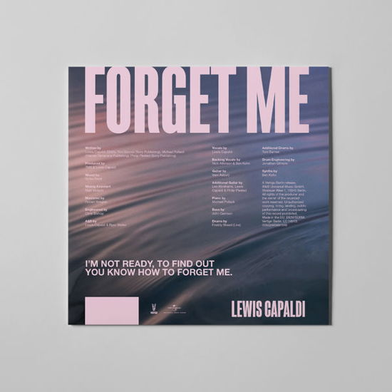 Forget Me - Lewis Capaldi - Musik - UNIVERSAL - 0602448310255 - 16. September 2022