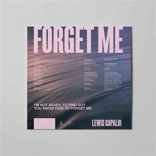 Forget Me - Lewis Capaldi - Música - UNIVERSAL - 0602448310255 - 23 de setembro de 2022