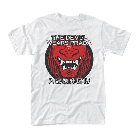 Cover for The Devil Wears Prada · Oni Mask (T-shirt) [size XXL] [White edition] (2017)