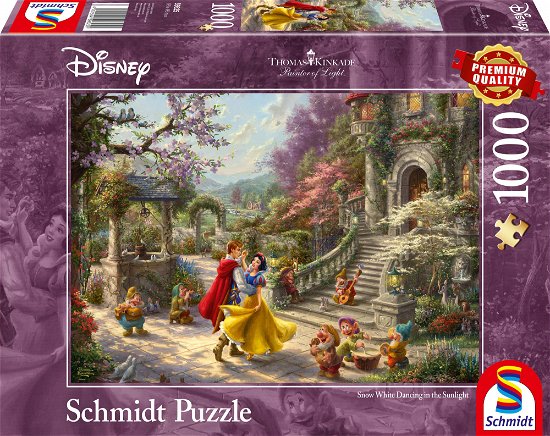 Cover for Schmidt Spiele · Disney - Snow White Dancing in the Sunlight by Thomas Kinkade 1000 Piece Schmidt Puzzle (Taschenbuch) (2023)