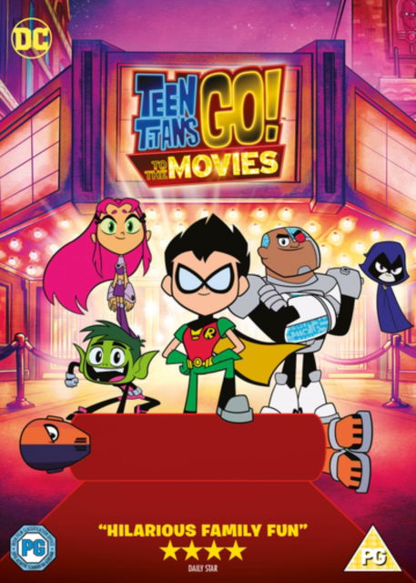 Cover for Teen Titans Go to the Movies Dvds · DC Teen Titans Go (Movie) To The Movies (DVD) (2018)
