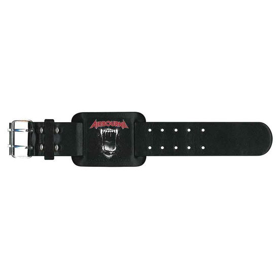 Airbourne Leather Wrist Strap: Black Dog Barking - Airbourne - Mercancía -  - 5055339749255 - 