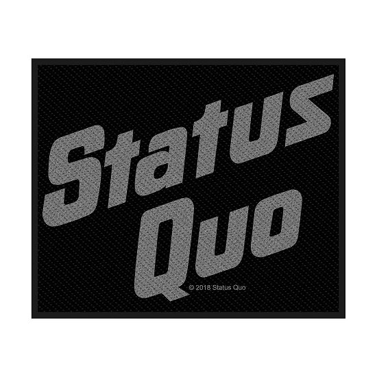 Cover for Status Quo · Status Quo Standard Woven Patch: Logo (Patch) (2019)