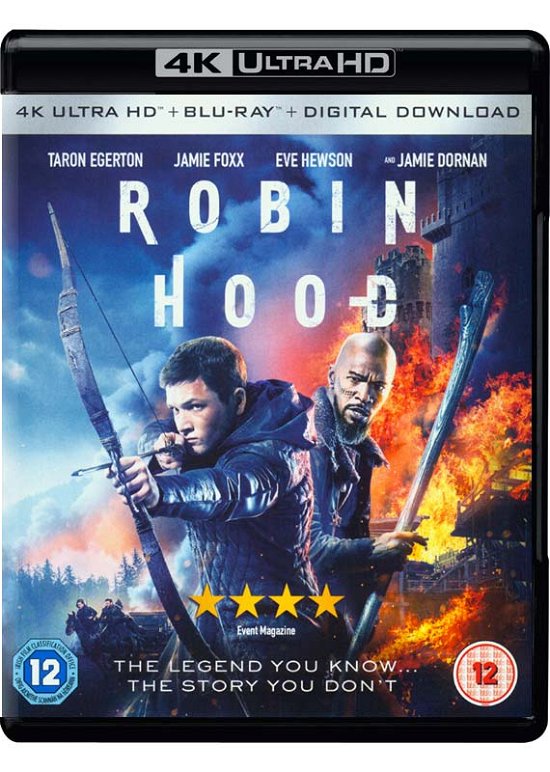 Cover for Robin Hood Uhd BD · Robin Hood (4K UHD Blu-ray) (2019)