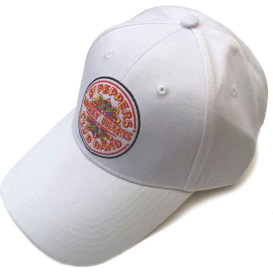 Cover for The Beatles · The Beatles Unisex Baseball Cap: Sgt Pepper Drum (White) (Bekleidung) [White - Unisex edition]