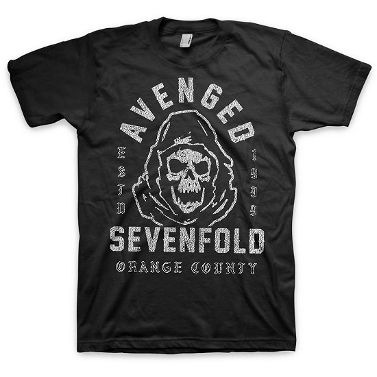 Avenged Sevenfold Unisex T-Shirt: So Grim Orange County - Avenged Sevenfold - Fanituote -  - 5056368614255 - 