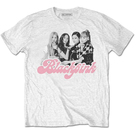 Cover for BlackPink · BlackPink Unisex Tee: Photo Tee (TØJ) [size M] [White - Unisex edition]