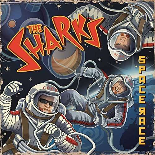 Cover for The Sharks · The Space Race EP (White) Ltd (10&quot;) (2015)