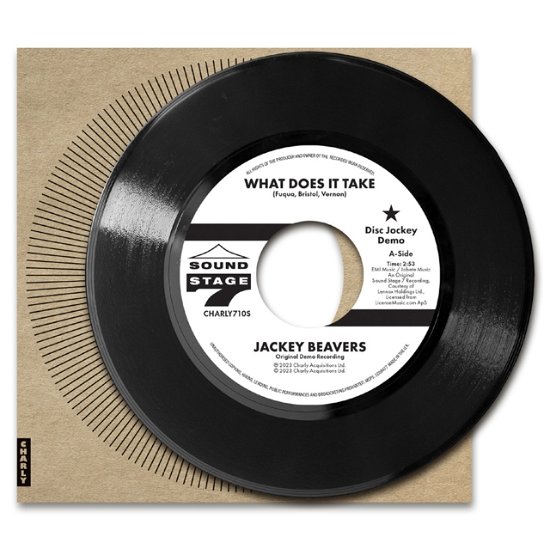 Cover for Jackey Beavers · What Does It Take (Orig Demo) / Lover Come Back (Alt Take) (LP) (2024)