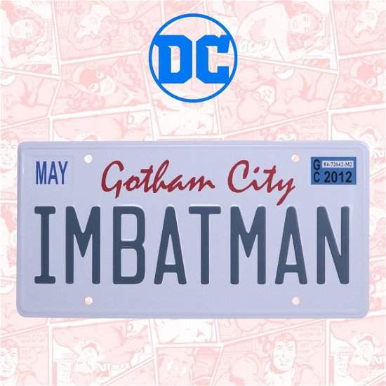 Cover for Fanattik · Dc Comics: Batman - Gotham City Numberplate Metal Sign (Leksaker)