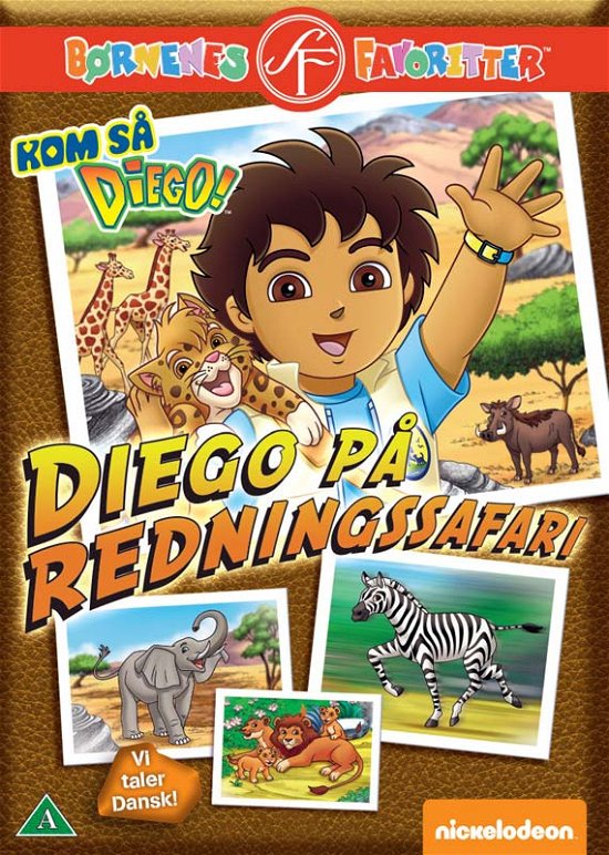 Cover for Kom Så Diego · Kom Så Diego - Diegos Redningssafari (DVD) (2015)