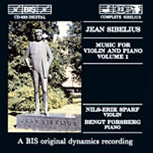 Cover for Sibelius / Sparf / Forsberg · Music for Violin &amp; Piano 1 (CD) (1994)
