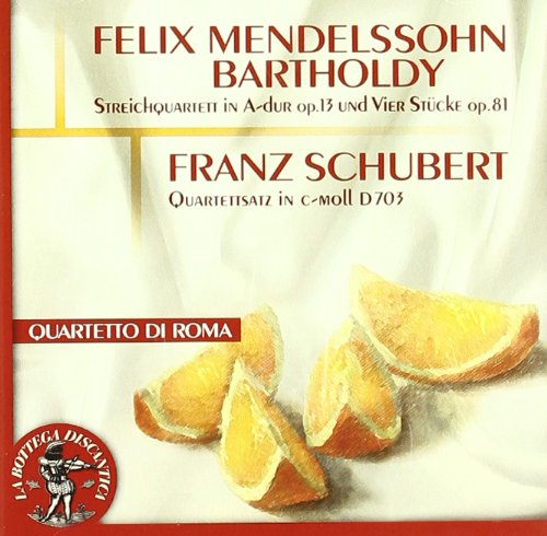 Cover for Mendelssohn Felix · Quartetto Per Archi Op.13, Scherzo (CD) (2010)