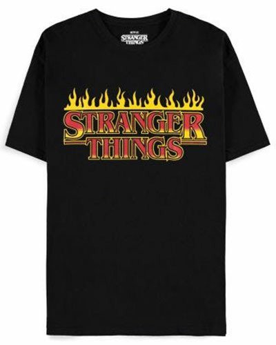 Stranger Things T-Shirt Fire Logo Größe S - Stranger Things - Merchandise -  - 8718526393255 - October 25, 2022