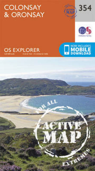 Cover for Ordnance Survey · Colonsay and Oronsay - OS Explorer Active Map (Map) [September 2015 edition] (2015)