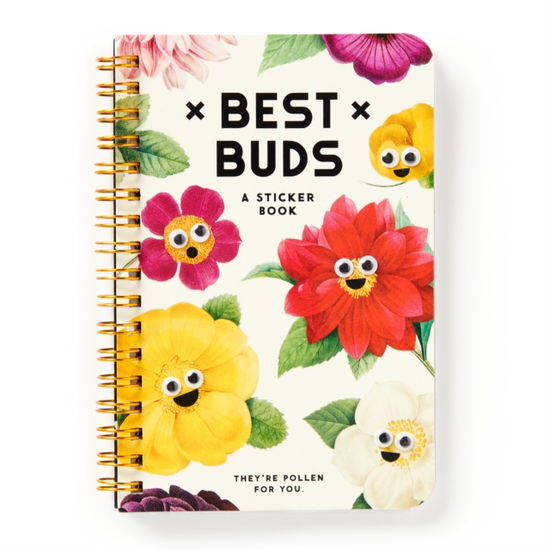 Best Buds Googly Sticker Book - Brass Monkey - Książki - Galison - 9780735384255 - 13 lutego 2025