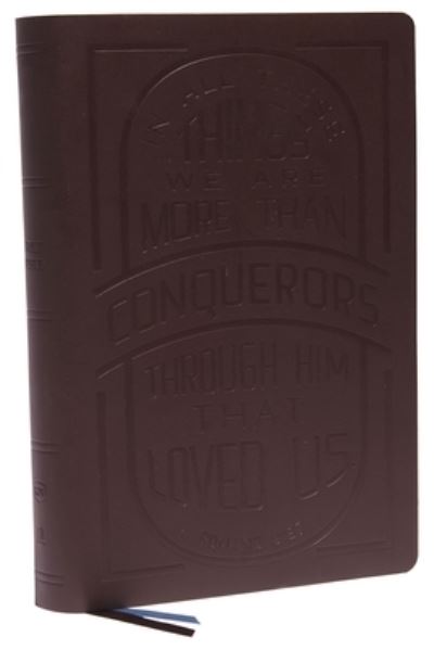 KJV Holy Bible: Large Print with 53,000 Cross References, Brown Genuine Leather, Red Letter, Comfort Print: King James Version (Verse Art Cover Collection) - Thomas Nelson - Books - Thomas Nelson Publishers - 9780785293255 - October 13, 2022