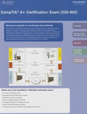 Cover for Jean Andrews · A+ (Exam# 220-902) CourseNotes (Flashcards) [9 Revised edition] (2016)