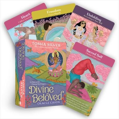 Divine Beloved Oracle Cards: A Deck of 52 Change Me Prayers - Tosha Silver - Bøker - Hay House Inc - 9781401963255 - 22. februar 2022