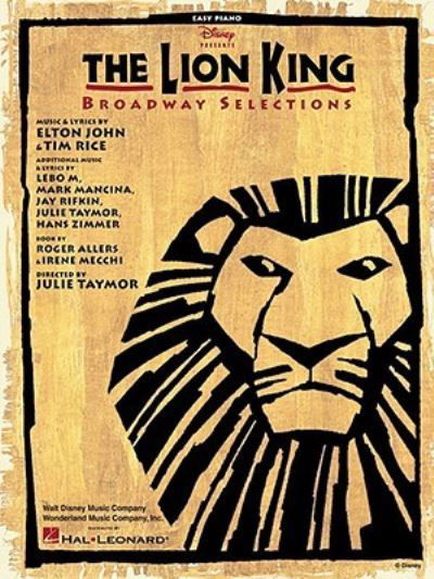 Lion King - Broadway Selections - Tim Rice - Bøker - Leonard Corporation, Hal - 9781423446255 - 3. september 2022