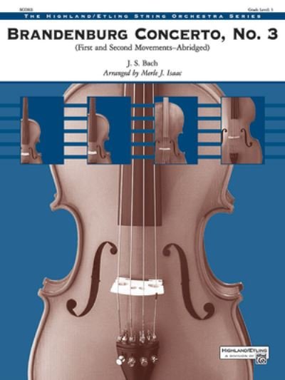 Cover for Johann Sebastian Bach · Brandenburg Concerto No. 3 (Bog) (1990)