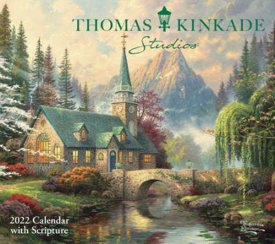 Cover for Thomas Kinkade · Thomas Kinkade Studios 2022 Deluxe Wall Calendar with Scripture (Calendar) (2021)