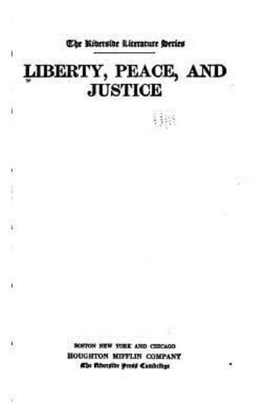 Cover for Houghton Mifflin · Liberty, Peace, and Justice (Paperback Bog) (2016)