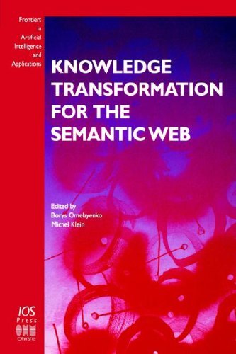 Cover for Michel Klien (Editor) Borys Omelayenko (Editor) · Knowledge Transformation for the Semantic Web - Frontiers in Artificial Intelligence and Applications (Paperback Book) (2003)