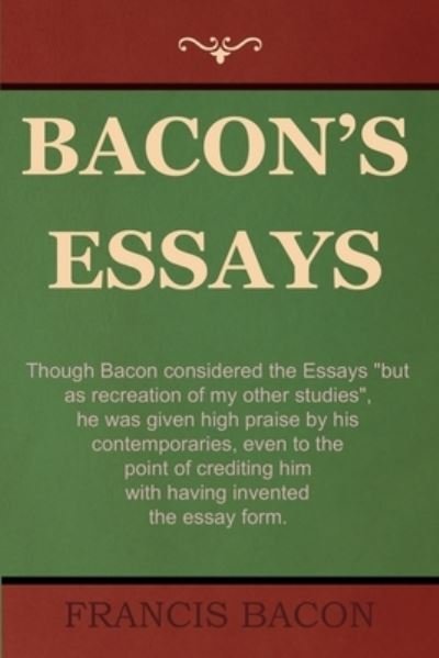 Cover for Francis Bacon · Bacon's Essays (Bog) (2023)