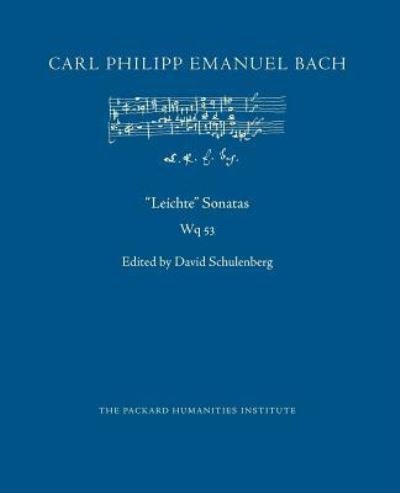 Cover for Carl Philipp Emanuel Bach · Leichte Sonatas, Wq 53 (Taschenbuch) (2018)