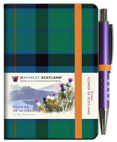 Cover for Waverley Scotland · Flower of Scotland - Waverley Scotland Tartan Cloth Commonplace Notebook (Hardcover Book) (2020)
