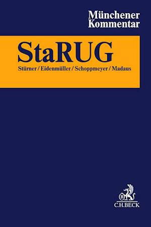 Cover for Rolf Stürner · Münchener Kommentar zur Insolvenzordnung  Bd. 5: StaRUG, §§ 1-101 (Hardcover Book) (2023)