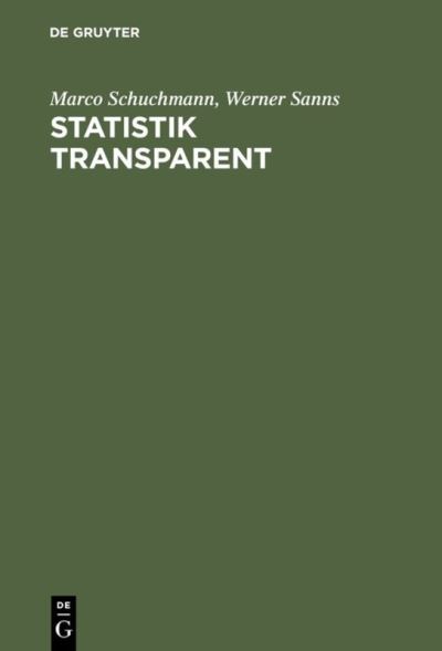 Cover for Marco Schuchmann · Statistik transparent mit SAS, SPSS, Mathematica (Paperback Book) (1999)