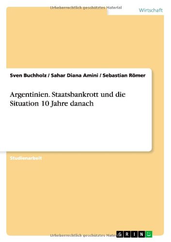 Cover for Buchholz · Argentinien. Staatsbankrott un (Book) [German edition] (2013)