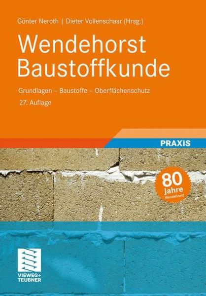 Cover for Wendehorst Baustoffkunde (Book) (2011)